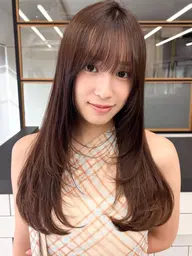 【印象変わる🫧】💛前髪&顔まわりカット＋髪質改善超音波トリートメント💛