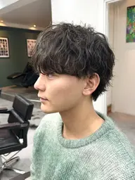 【✨️平日限定✨️】シャドウパーマ+メンズカット+トリートメント