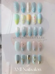 ❣️新店オープン❣️ハンドネイル　店内デザインor持ち込みデザインok✨オフ込み⚡️パーツ４個無料🌸長さだし別料金
