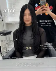イチ押しメニュー‼️✂️似合わせレイヤーカット➕髪質改善♠️