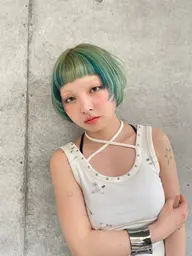 ブリーチオンカラー🌈