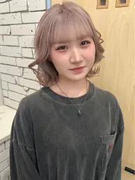 リタッチブリーチ + カラー + トリートメント ゚*。꒰ঌ.
