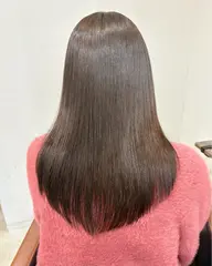 『朝の準備が早くなる髪質改善』【高濃度マイクロバブル使用】縮毛矯正+カット+トリートメント+long(550〜2200)