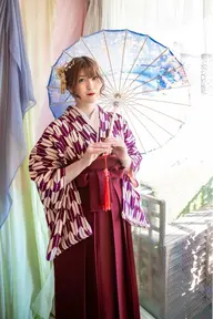 袴着付け（持ち込み）ヘアセット付き