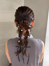 ヘアアレンジ(結婚式、ちょっとしたお呼ばれ、七五三、お宮参りなど🌸)