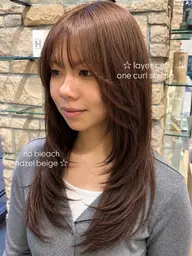 【レディース限定🎀】 カット+ワンカラー+トリートメント（styling込）✨