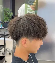 カット+ツイストパーマ