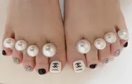 ❤️Foot10本アート·ストーンつけ放題❤️（持ち込み画像ok）オフ込み🎀 (フットバス付き•色混ぜ可能)