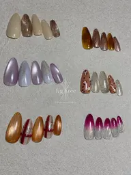 秋のキャンペーン🍂4本デザイン定額ニュアンスコース(オフあり)