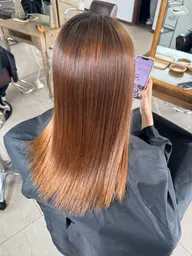 縮毛矯正リタッチ✨+トリートメント🫧