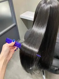 骨格補正カット➕透明感カラー➕髪質改善メゾンストレートパーマ➕5Stepトリートメント
