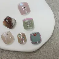 【⚠️注意事項必読⚠️】フット親指アート（オフあり）