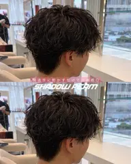 【初パーマにもオススメ☘️】★メンズカット＋シャドウパーマ¥12,000→¥7,000