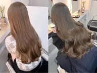 (U30)透明感明るめカラー🌟【ワンカラー】➕水分パックトリートメント付き🫧