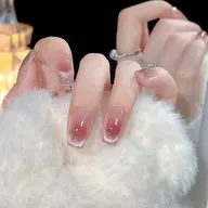 ★ハンドチグマグネットグラデーションフレンチ★（ベース1色付き、マグネット一色）(ソフトオフ込み)