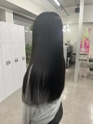 カット＋ケア縮毛矯正＋カラー＋トリートメント🩵🫧