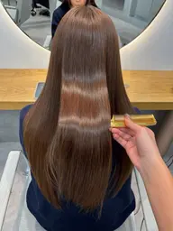 🚿フルカラー + カット+Aujua 4stepトリートメント【髪質改善トリートメント】🚿🩵