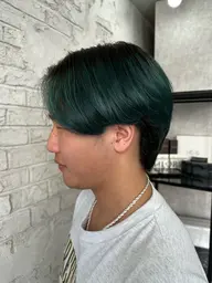 【‼️4月限定クーポン‼️】💙韓国風毛流れパーマ+メンズカット💙眉カットサービス付✨️ 18810→11000