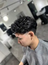 【再来限定】メンズカット＋パーマ＋パワートリートメント