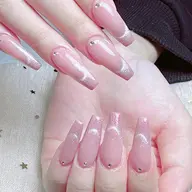 💓🫧韓国風人気マグネットフレンチ&大きいパーツ2個