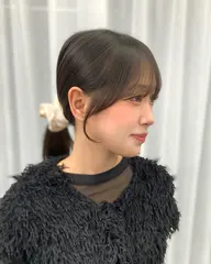 【小顔効果抜群✨】似合わせ顔周りカット+透明感カラー+高保湿トリートメント