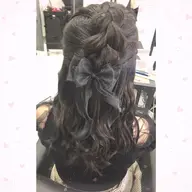 【🩷1番人気💖ヘアセットメニュー💜】 ハーフアップ💕や編み込み🎀ヘアアレンジ🌸 早朝時間もご対応可能🎀