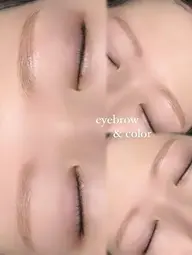 人気No.1✨️‪美眉styling＋カラー⌛️ 【8500円→6480円】