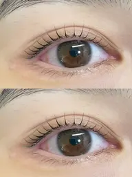 お試し♪SNS話題のブラックティントマスカラパーマ（アイパック➕コーティング剤付）¥5000