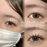 〻上マツエク120本・下エクステ40本〻（毛質フラットラッシュ）