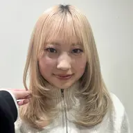 トレンド🖤カット×ブリーチありWカラー+クイックトリートメント🎀【ミニモ限定価格❣️】