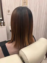 縮毛矯正+トリートメント