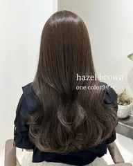 【🤍透明感たっぷり艶感カラー🤍】ワンカラー＋プチトリートメント（Aujua変更＋¥3300）