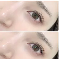 🩵マスカラパーマ👀 ෆ ̖́-‬　パリジェンヌorパーマ➕ブラックティント🎀¥5600（コーティング付き）