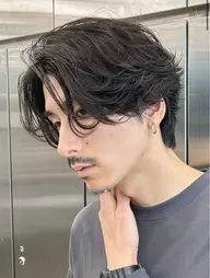 1番人気☝️カット＋フェザーパーマ🪶🌀少し強めの毛流れが欲しい方必見💡