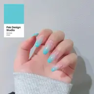 ハンドネイル　白グラデーショ（オフなし）🌵¥990  口コミ記入で2回目以降も予約OK🙆🏽【カラー白色限定】