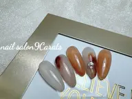 オシャレ+個性ニュアンスネイル