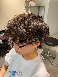 【メンズ限定】🌳スパイラルパーマ＋刈り上げマッシュ🌳💥初めてパーマをする人もやりやすいパーマです💥イメチェンに！