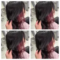 【夏に向けて🦋イヤリングカラー🍒✨】イヤリングブリーチ🌸+うる艶カラー💕+うる艶 treatment💝