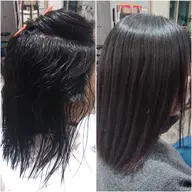 カット+縮毛矯正+メンテナンスTR