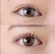 「パリジェントラッシュリフト)まつげの根元から立ち上げます。アイシャンプー&高濃度ビタミン美容液トリートメント付き。