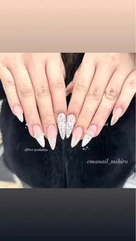 ⭐️ミニモ限定⭐️長さだし10本＋90分やり放題（オフ込み）大パーツ別途¥400​〜​（ホロ・ストーン等は料金掛かりません）