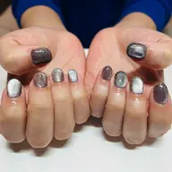 🦋マグネット/オーロラネイル フィルイン施術オフ込【⚠️再来店様・施術3週間以上・ハード・埋め尽くし】+30分メニュー