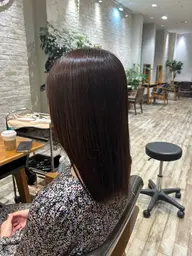 【期間限定】カット＋地毛風プレミアムストレートパーマ・縮毛矯正＋炭酸泉ケア