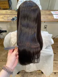 【艶髪ワンカラー🍇🫧】+フルコーストリートメント✨