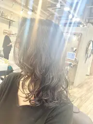 カット＋コテ巻き風パーマ＋トリートメント