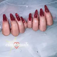 🎀オフあり 長さだし💅🏼ロングジェルチップラメワンカラー