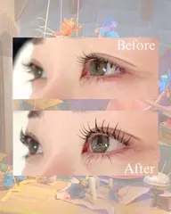 マスカラパーマ👀💗𓊆 美容成分たっぷりの仕上げコーティング付き 𓊇