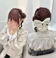 【推し活やイベント前に🎀】シンプルヘアアレンジ‎🤍『土日祝+1100』