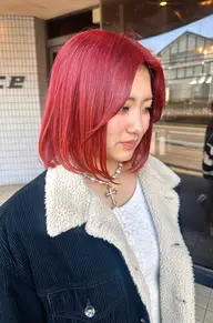 外国人風ダブルカラー(ブリーチ1回)+3ステップトリートメント✨💓ロング料金あり
