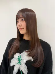 【人気No.3⭐︎】ii+U式髪質改善ストレート＋カット＋TR